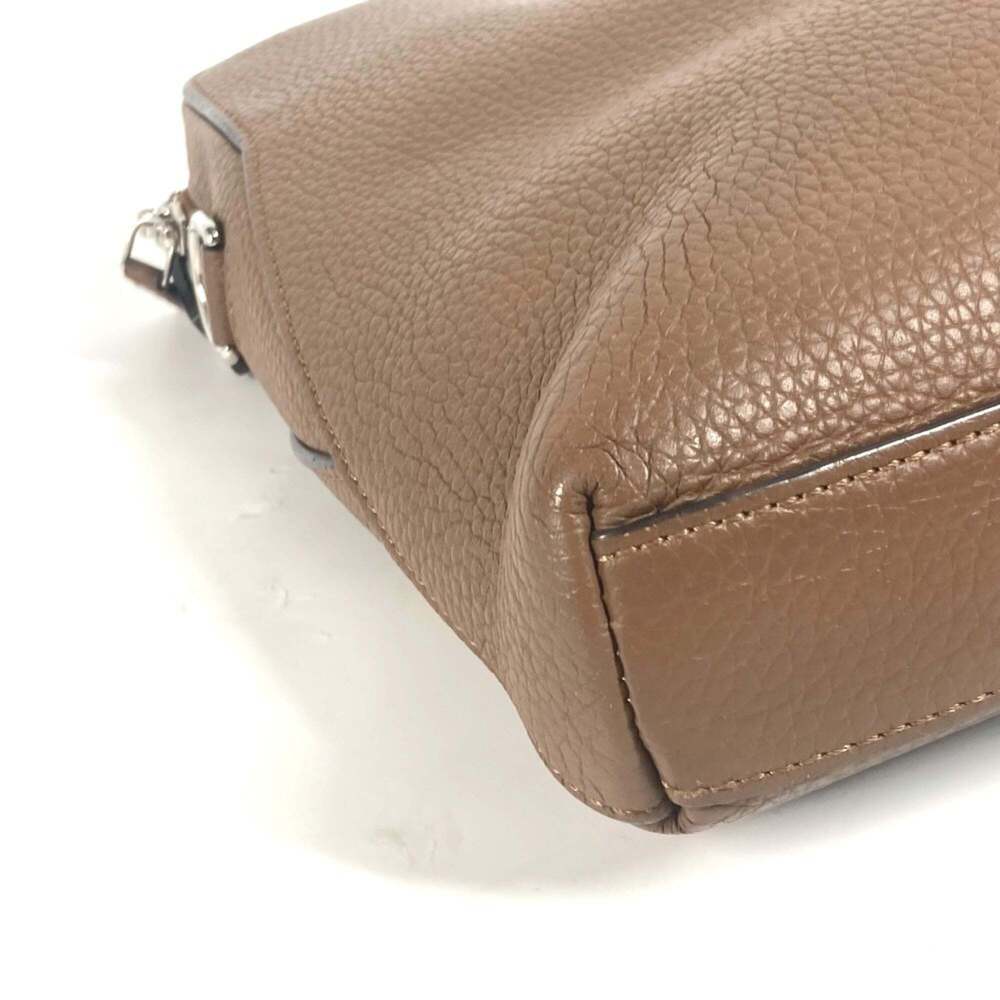 LOUIS VUITTON Authentic Brown Leather Tote Bag - Picture 6 of 15